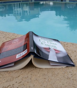 Reading by the pool. August 2015